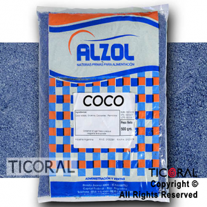 COCO RALLADO AZUL X1/2KG ALZOL x 1